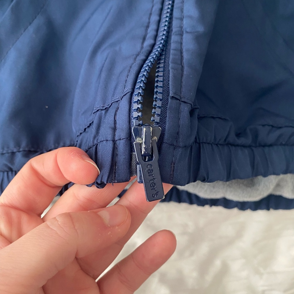 (3/$20) Colorblock Hooded Jacket - Picture 4 of 5